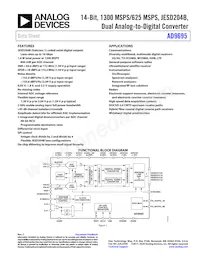 AD9695BCPZRL7-1300 Datasheet Cover
