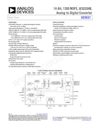 AD9697BCPZRL7-1300 Datasheet Cover