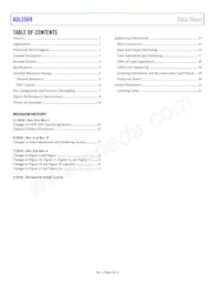 ADL5569BCPZ-R7 Datasheet Page 2