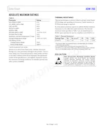 ADM1266ACPZ-R7 Datasheet Page 11