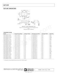 ADP3309ARTZ-2.5RL7數據表 頁面 12