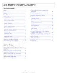ADSP-BF705BBCZ-4 Datasheet Page 2