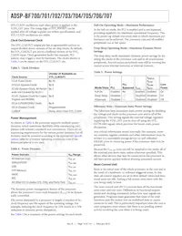 ADSP-BF705BBCZ-4數據表 頁面 14