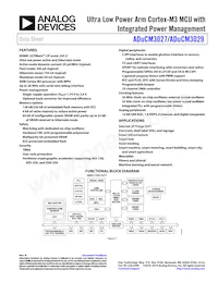 ADUCM3029BCPZ-R7 Datasheet Copertura