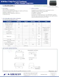 ALAN-2204-T Datasheet Cover