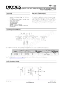 AP1186K5-50G-13 Datenblatt Cover