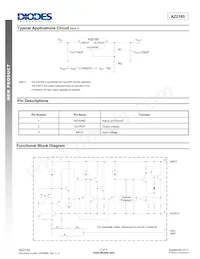 AZ2185D-ADJTRG1 Datasheet Page 2