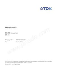 B78334B1018A003 Datasheet Copertura