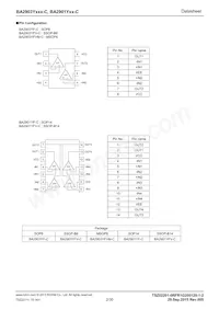 BA2901YF-CE2 Datasheet Page 2