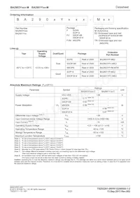 BA2901YFV-MGE2 Datasheet Pagina 3