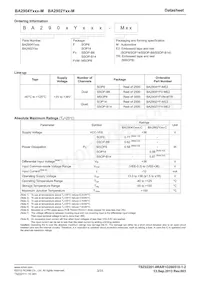 BA2902YFV-MGE2 Datasheet Pagina 3
