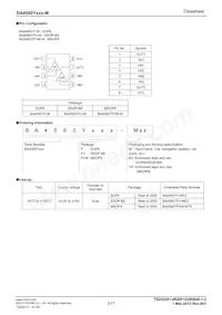 BA4560YFVM-MGTR Datasheet Page 2