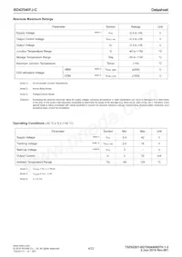 BD42540FJ-CE2 Datasheet Page 4