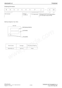 BD42540FJ-CE2 Datasheet Page 21