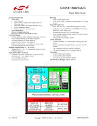 C8051F38A-GQR Datenblatt Cover