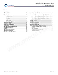 CY7C028V-20AI Datasheet Page 3