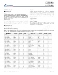 CY7C63722C-XC Datasheet Page 7