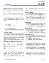 CY7C63722C-XC數據表 頁面 21