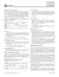 CY7C63722C-XC Datasheet Page 22