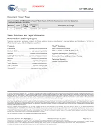 CYTMA525A-34FNI24ZZT Datasheet Page 3