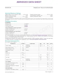 DS28C36Q+U Datasheet Page 2