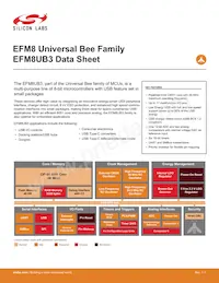 EFM8UB31F40G-A-QSOP24R數據表 封面