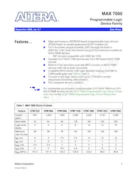 EPM7256SRC208-7ES Datasheet Cover