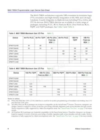 EPM7512AEBI256-7 Datasheet Page 4