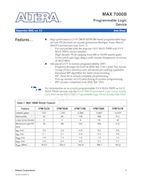 EPM7512BUC169-5N Datasheet Cover