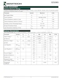 EZ1083CT-3.3 Datasheet Page 2