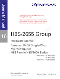 HD6472655RTEV數據表 頁面 3