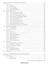 HD6472655RTEV Datasheet Pagina 23