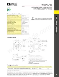 HMC675LP3ETR Datasheet Page 6