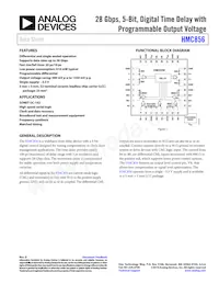 HMC856LC5TR Datasheet Copertura