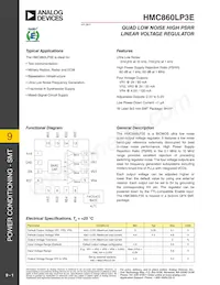 HMC860LP3ETR Datasheet Cover