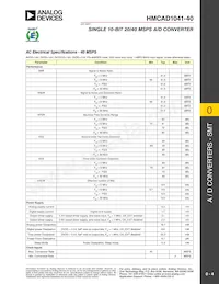 HMCAD1041-40 Datasheet Page 4