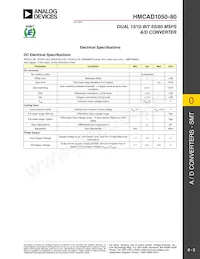 HMCAD1050-80 Datasheet Page 2