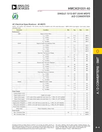 HMCAD1051-40 Datasheet Page 4