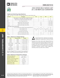 HMCAD1510 Datasheet Page 5