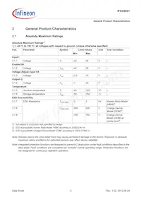 IFX25401TEV50ATMA1 Datasheet Page 5