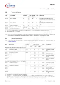 IFX25401TEV50ATMA1 Datasheet Pagina 6