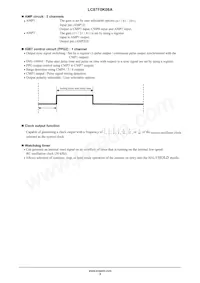 LC87F0K08AUDA-E Datasheet Page 3