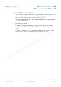 LPC2927FBD144 Datasheet Page 13