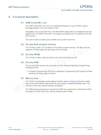 LPC834M101FHI33Y Datasheet Page 12