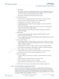 LPC834M101FHI33Y Datasheet Page 20