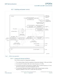 LPC834M101FHI33Y 데이터 시트 페이지 23