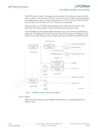 LPC8N04FHI24E Fiche technique Page 9