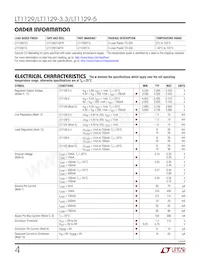 LT1129MPST-3.3 Datasheet Page 4