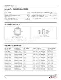 LT3009ESC8-5 Datasheet Pagina 2