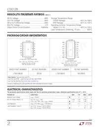 LT3012BEDE Datasheet Page 2